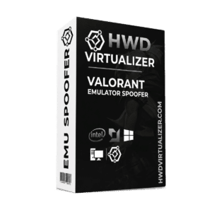 Valorant Emulator Spoofer product box by HWD Virtualizer
